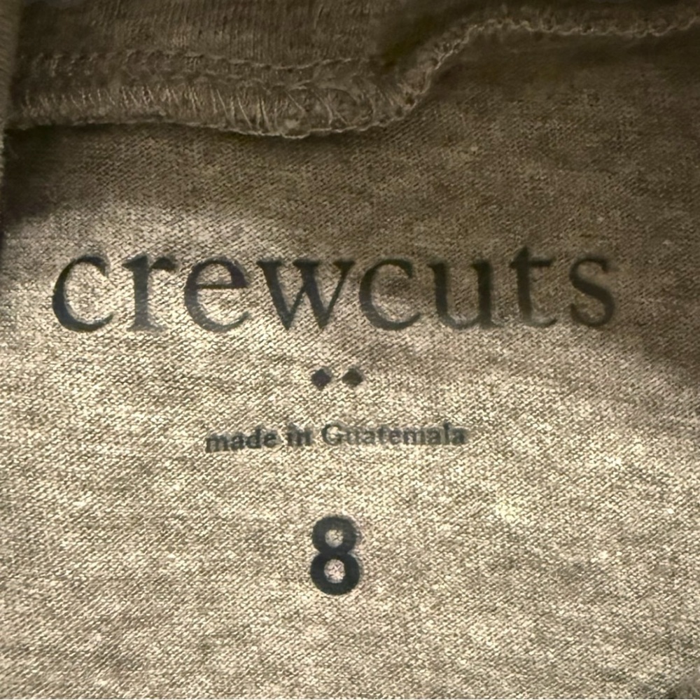 Crewcuts by J.Crew Kids Gray Long Sleeve Turtleneck Top Size 8 - Picture 3 of 5